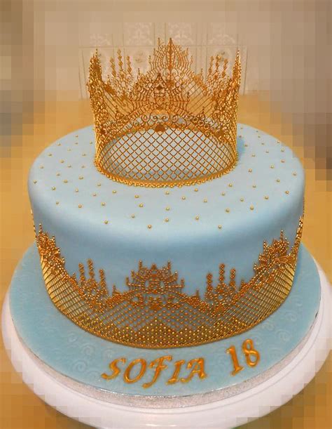 Crown Cake Decorated Cake By Lengos Sweet Cakesdecor