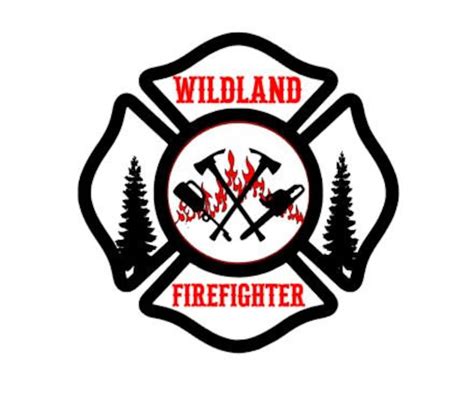 Wildland Firefighter Decal Etsy