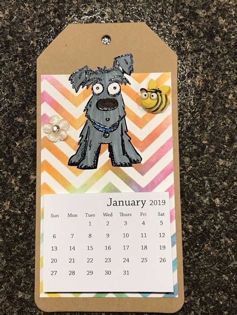 Crazy Dogs Mini Calendar 2019 Mini Calendars Crazy Dog Art Projects