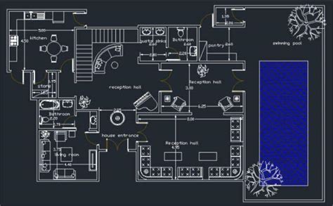 Furniture Layout Plan In Autocad