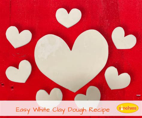 Easy White Clay Dough Recipe Sinchies