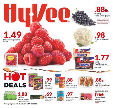 Hyvee Weekly Ad October 17 23 2018 View The Latest Flyer And Weekly