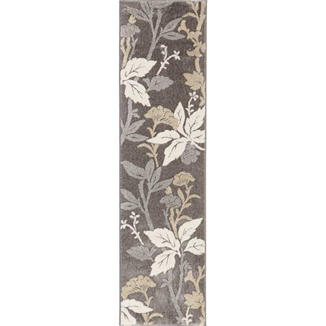 Free shipping on orders $45+. Home Decorators Collection Blooming Flowers Gray 2 ft. x 7 ...