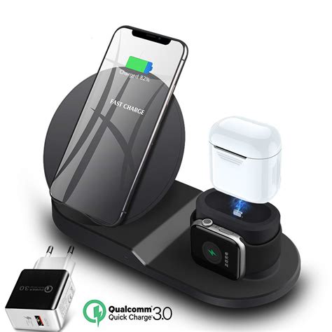 A wireless charger by your bed makes it easy to grab and go in the morning, or just to check one thing without fussing with the lightning cable. Wireless Charger Stand For Iphone For Air Pods For Apple ...