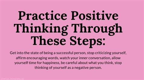 How To Be Positive Thinker Start Practicing These 7 Steps