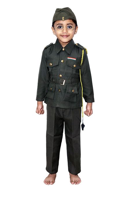 Buy Raj Costume Subhash Chandra Bose National Hero Freedom Fighter Costume For Independence Day