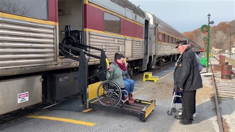 Wheelchair Accessible Train Ride Youtube