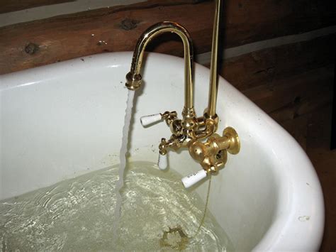 Often, a leaky bathtub faucet can be fixed, but if the diverter will no longer force water up to the shower without leaking, it is time for a replacement. How to replace a clawfoot tub faucet and waste and ...