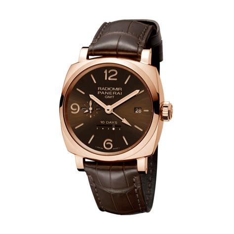 Panerai Radiomir 1940 10 Days Gmt Automatic Oro Rosso Pam00624 Retail