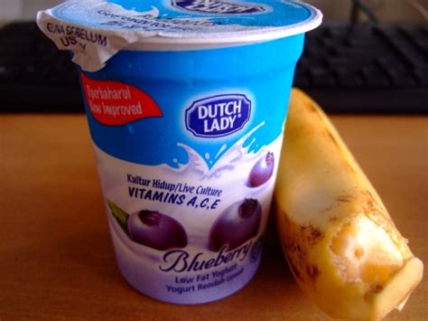 Dutch lady's major products also include milk powder made for children but can also be consumed by adults. The Wednesday I Tried Dutch Lady's Blueberry Low Fat Yoghurt
