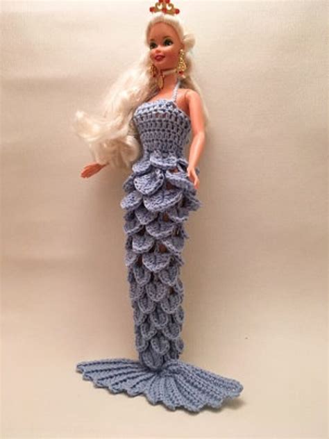 Barbie Mermaid Tail Instant Pdf Download Crochet Pattern