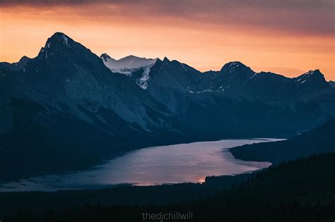 Sunset High In The Canadian Rockies One Photo From A Timelapse Happy