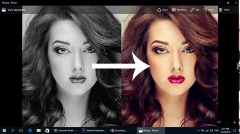 How To Edit A Black White Image Into Color In Photoshop Youtube My Xxx Hot Girl