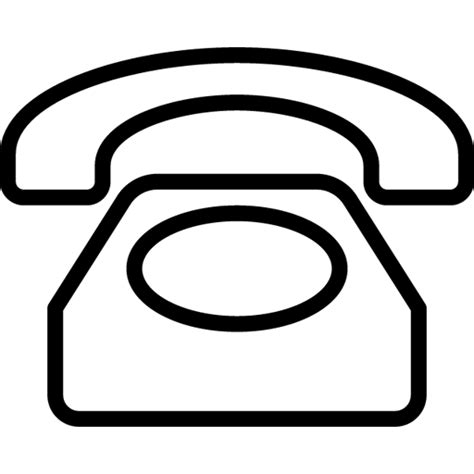 White Telephone Icon Png 227459 Free Icons Library