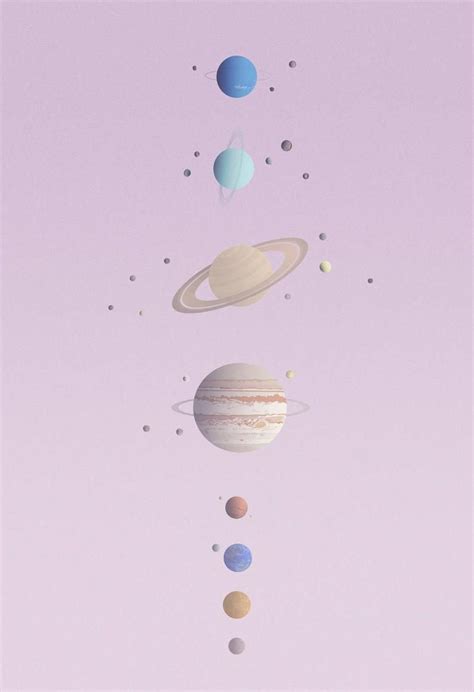 Ios Aesthetic Planets Wallpapers Wallpaper Cave