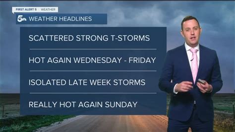 Scattered Strong Storms With Seasonal Temperatures Youtube