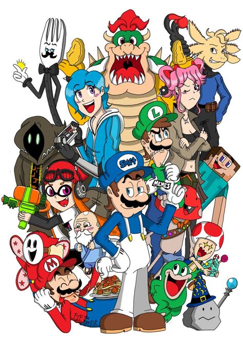 Smg4 Including New Friends Plus Classics By Ftftheadvancetoonist On