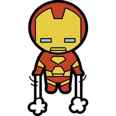 Kawaii Iron Man Fathead Draw Is Me Superheroes Dibujos Dibujos Y