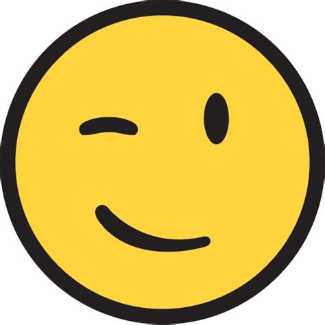 Winking Face Emoji For Facebook Email And Sms Id 9901 Uk