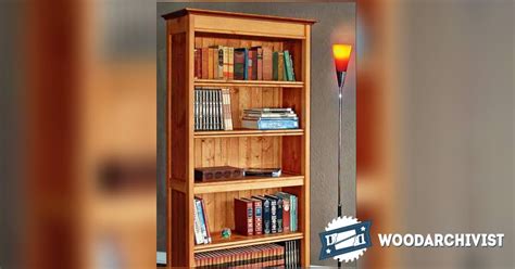 hidden compartment bookshelf plans woodarchivist