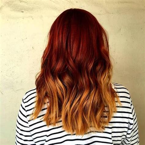 25 Thrilling Ideas For Red Ombre Hair Red Ombre Hair Best Ombre Hair