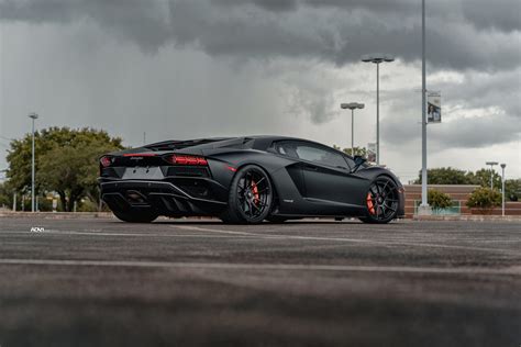 Matte Black Lamborghini Aventador S Adv50 Mv2 Cs