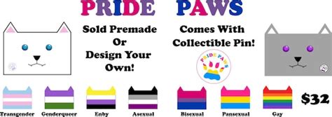 Pride Paws Sexualitygender Expression Pride Flag Plush Cat