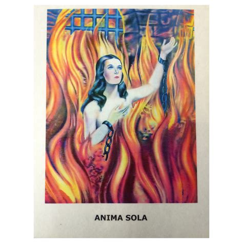 Anima Sola Laminated Prayer Card
