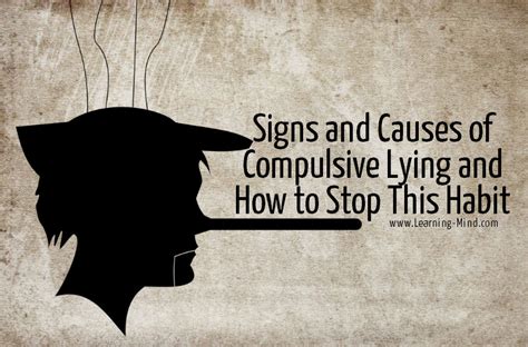 Signs And Causes Of Compulsive Lying And How To Stop This Habit