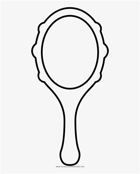 Synthetic sapphire crystal curved mirror, has a very high light transmission, the hardness of the sapphire is the second after the diamond, making your watch more durable and. Hand Mirror Coloring Page - Mirror Outline Transparent PNG ...