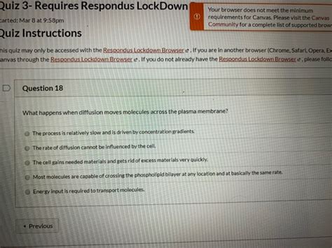 You log in again and can continue where you left off. Solved: This Quiz May Only Be Accessed With The Respondus ...