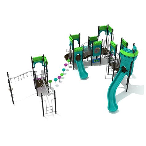Raiding Wreckage Commercial Playground Equipment Ages 5 To 12 Yr Picnic Furniture