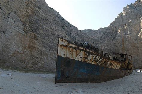 Wreck Of Panagiotis In Ag Georgiu Bay Zakynthos 2006 10 22 Photo