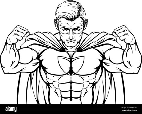 Superhero Cartoon Character Stock Vector Image And Art Alamy