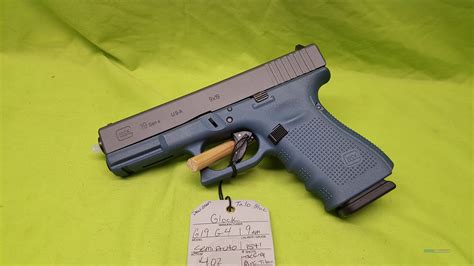 Glock 19 Gen 4 9mm 9 Mm 15rd Grey Blue 3 Mags For Sale