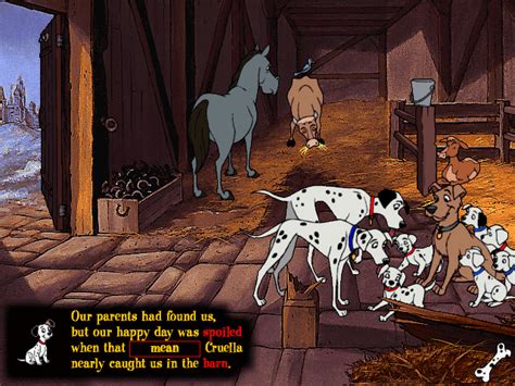 Скриншоты Disneys Animated Storybook 101 Dalmatians на Old Gamesru