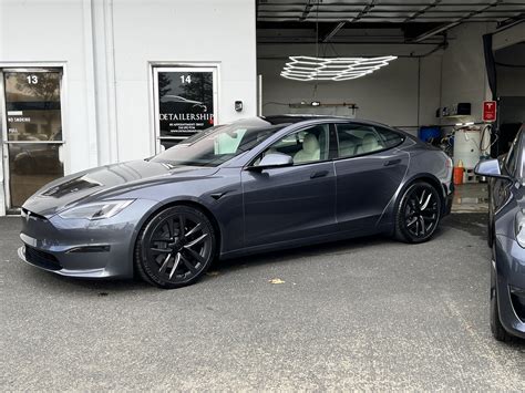 2021 Tesla Model S Plaid Grey Metallic — Detailership