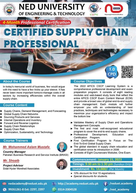 Certified Supply Chain Professional Cscp Ned Academy Ccee Cmpp