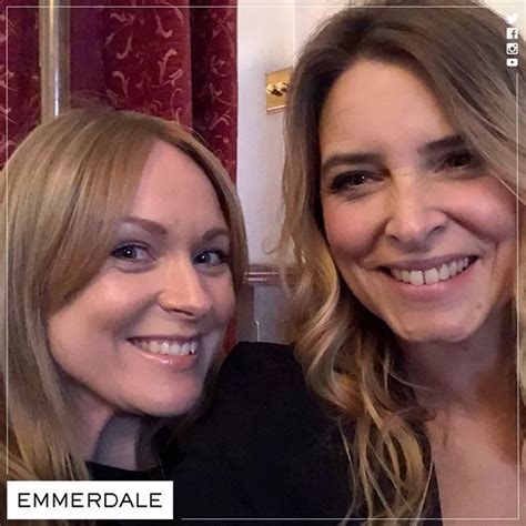 Vanity Selfie Michelle Hardwick And Emma Atkins Aka Vanessa Woodfield And Charity Dingle From