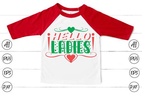 Hello Ladies Graphic By Bigteam · Creative Fabrica