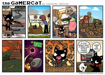 Gamercat Cookie Clicker Comic Gamer Cat Comics
