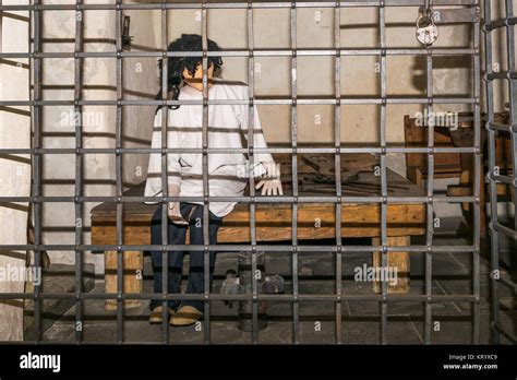 Prisoner In The Medieval Prison Stock Photo Alamy