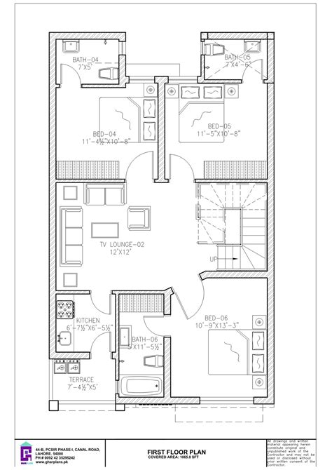 5 Marla House Plan Indian House Plans Compact House F