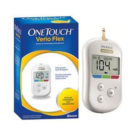 Mmol L Onetouch Verio Flex Blood Glucose Monitor At Rs Box