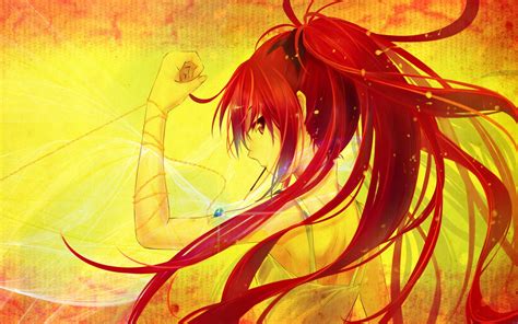 Free Download Hd Wallpaper Red Haired Female Character Anime Girls