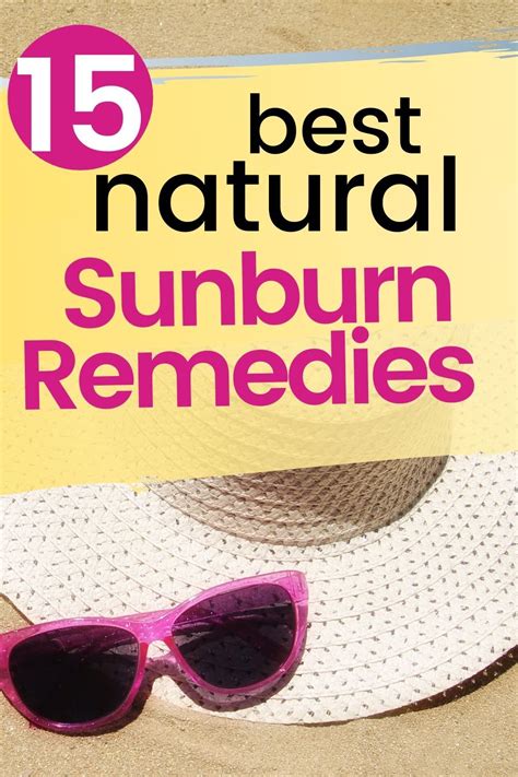 15 Best Remedies For Natural Sunburn Relief Natural Remedies For