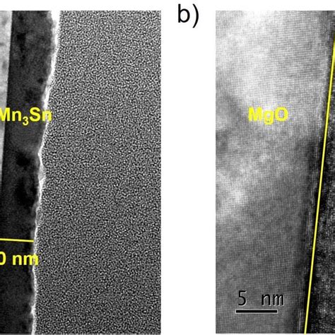 Mangetism Of Mn3sn In The Mn3snmgo Hetreostructure A Magnetic Field