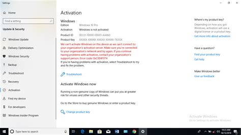 Am Having Problem Activating My Windows 10 Microsoft Community