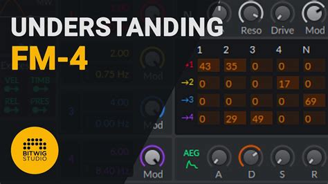 How To Use The Bitwig Fm 4 Synthesizer Tutorial Youtube