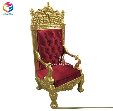 Luxury King Throne Chairs Royal Chair For Hotel Lobby China King